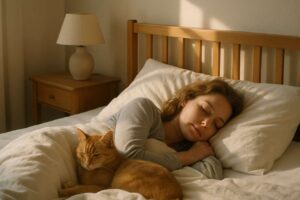 Dormir avec son animal de compagnie n&rsquo;est pas forcément une mauvaise idée mais demande quelques précautions