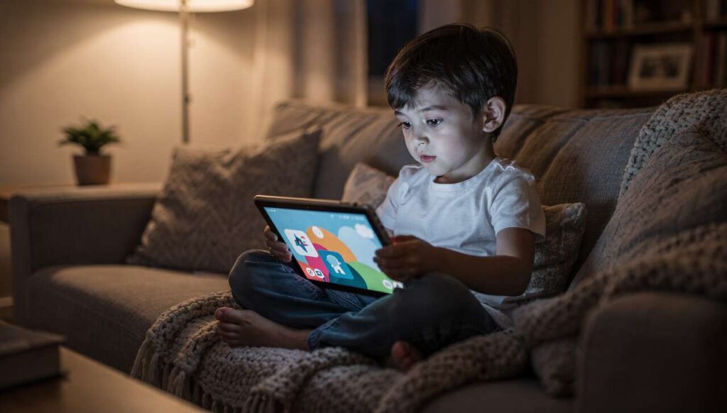 Temps d’écran et enfants : au-delà de 2 heures par jour, les études montrent un impact mesurable sur le sommeil et l’attention