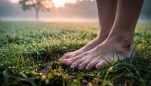 Grounding : marcher pieds nus sur l&rsquo;herbe réduit-il vraiment l&rsquo;inflammation ? Ce que disent les études publiées
